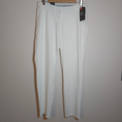 Under Armour Damen HeatGear White Pocket Hose Pant Golf UK 10 W31 L30 NEU