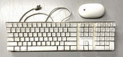 Apple iMac ＋ keyboard / mouse OEM Apple iMAC USB Keyboard A1048 & Wireless Mouse / Pre-Owned | eBay