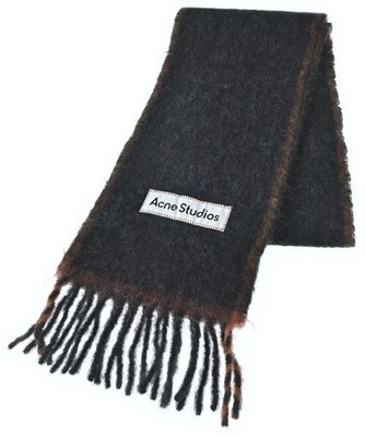 Acne Studios Men Muffler Black Orange Used Secondhand