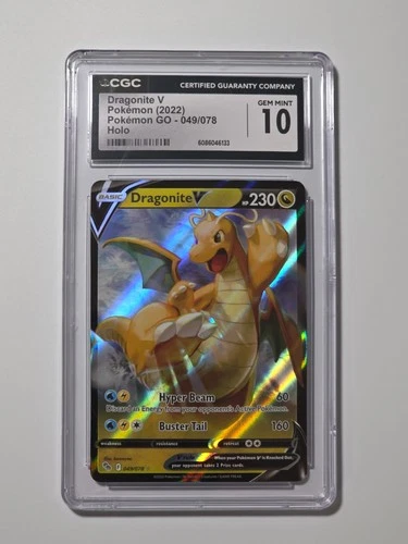 2022 Pokémon SWSH BSP Dragonite CGC 10 Gem Mint Pokémon Go