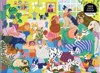 Puzzle (1000 T.) Hunde-Club (Galison/Mudpuppy) Neu/Ovp