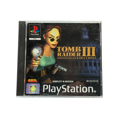 Tomb Raider 3 Adventures Of Lara Croft Playstation 1 PS1 OVP CIB Mit Anleitung