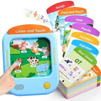 Kinder Lerntablet - 156 Seiten Tap-to-Read Lernkarten mit 20 Hören &