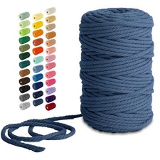 Nook Theory Macrame Cord 5mm 109 Yd Cotton Rope for Crafts Macra Wall Decor Indi