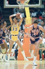 4/18/1985 Lakers NBA Playoffs Kareem Abdul-Jabbar 35 mm Neg & 4x6 Print