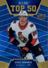 2019-20 Upper Deck Allure Top 50 Blue #T5027 Vitaly Abramov - HKY