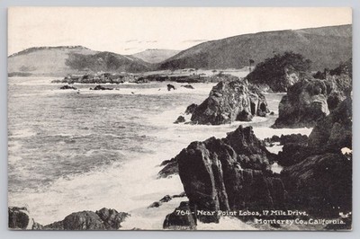 Near Point Lobos Monterey Co. CA 1928 Postcard