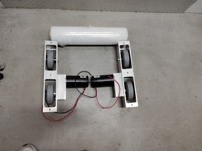 AmpFlow E30-400 Motor with Custom Aluminum Mount   Perfect for Robotics Projects