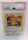 1999 Pokémon Fossil Holo Rare #4 Dragonite 1st Edition PSA VG 3 - TCG English
