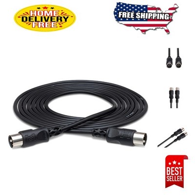 5-Foot 5-Pin DIN MIDI Cable - Versatile Connection for Keyboards and Controllers