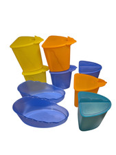 Tupperware "Freie Auswahl" Junge Welle Frühstücks Set Milch Zucker Marmelade