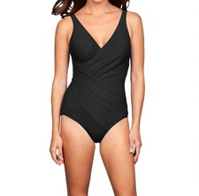 Miraclesuit Must Haves Oceanus One Piece Swimsuit Size 18