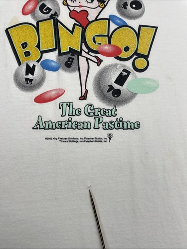 Vintage Betty Boop Bingo T-Shirt Gr. XL Cartoon - Bild 11 von 16