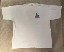 Vintage 90s Planet Hollywood PARIS T-shirt (size XL) White