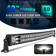Curved 22324252 Led Light Bar Spot Flood Combo Off Road Driving Suv Atv Truck Curved 22324252 Led Light Bar Spot Flood Combo Off Road Driving Suv Atv Truck