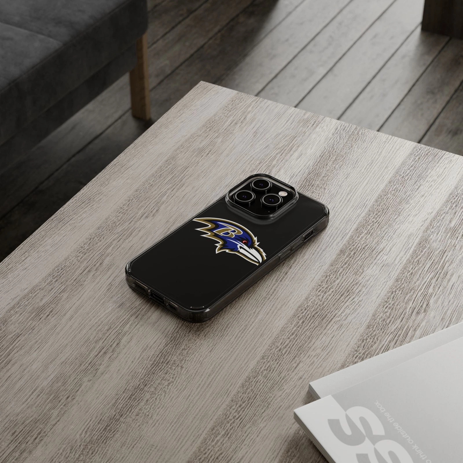 Baltimore Ravens Clear Phone Case for iPhone
