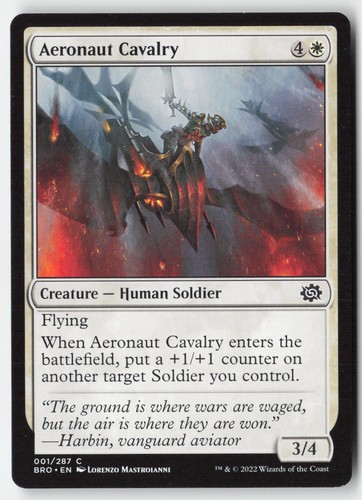 Aeronaut Cavalry #1 Common The Brothers' War MTG
