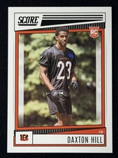 2022 Score  Daxton Hill Cincinnati Bengals Rookie Card #366. rookie card picture