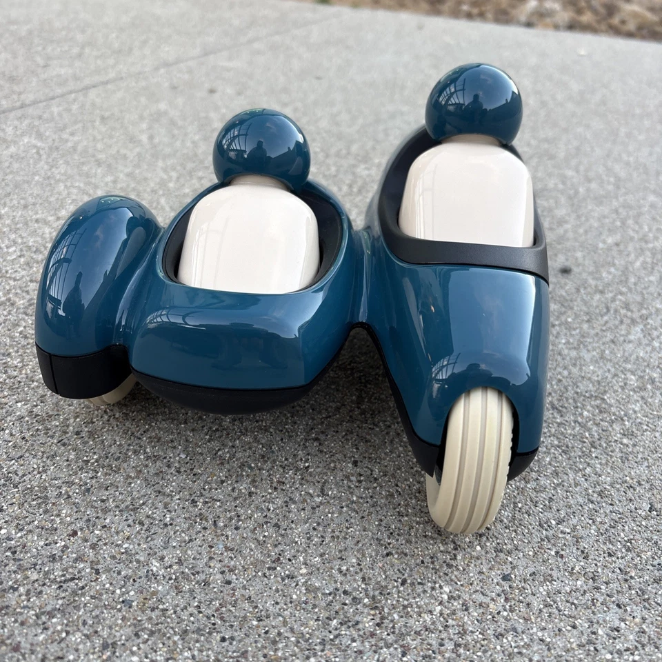 Playforever Enzo Side Car Moto Azul Ótimo Estado - Imagem 4 de 4