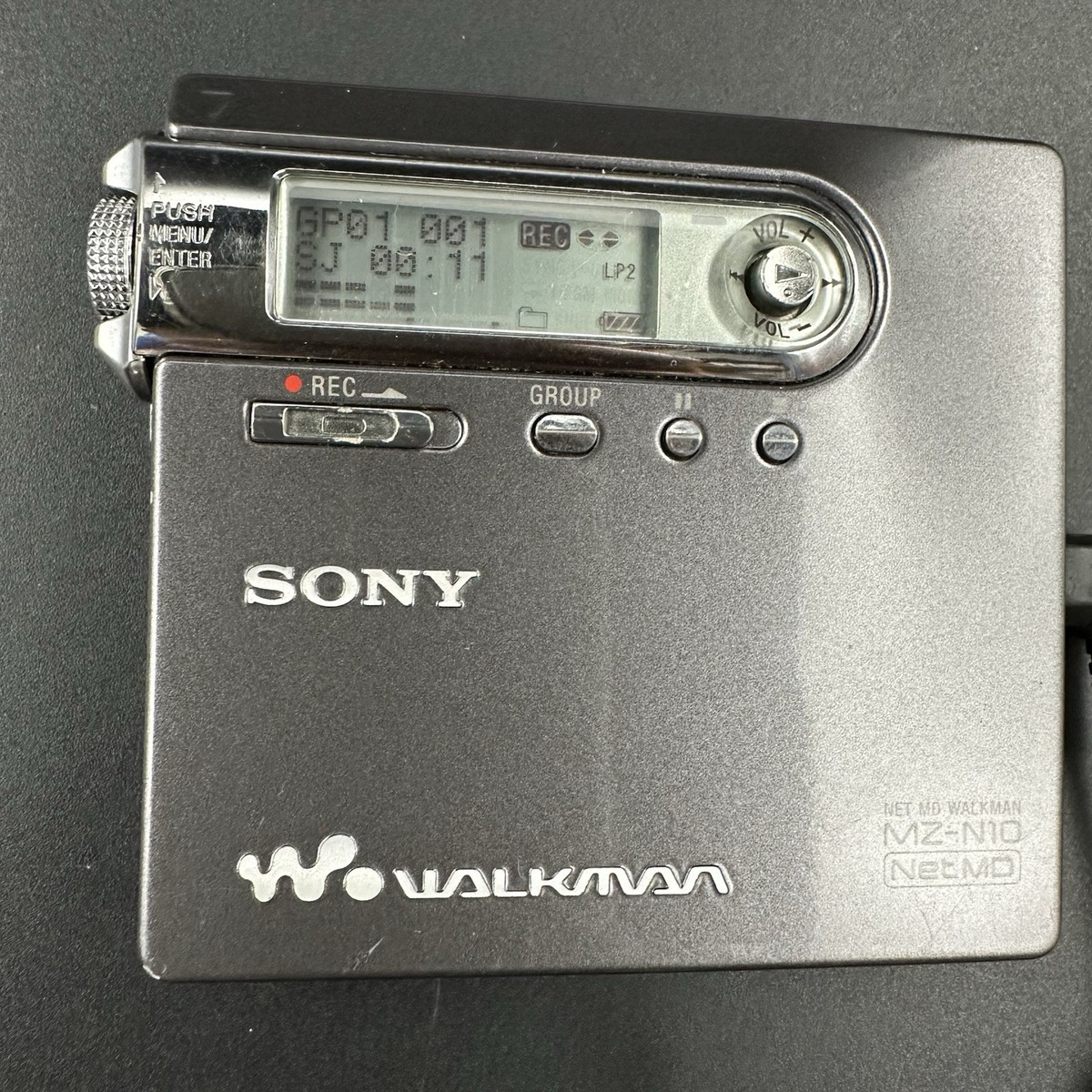 SONY MZ-N10 NET MD WALKMAN Gray Fully Tested Working | eBay