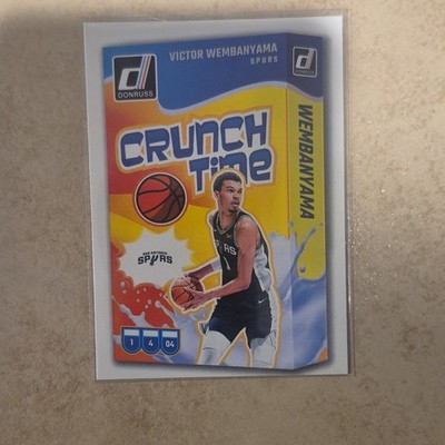 2024-25 Panini Donruss Victor Wembanyama Crunch Time Insert #2 Spurs