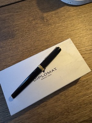 Diplomat Tintenroller Excellence A2 lack vergoldet Tintenroller