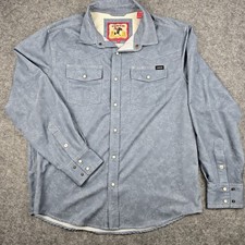 Cinch Longsleeve Pearl Snap Men's Medium Floral Western Arenaflex Vented Cowboy