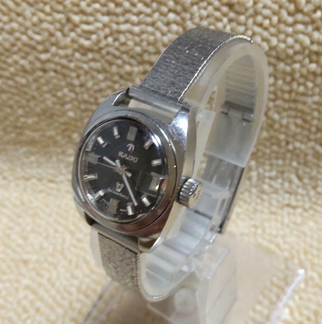 RADO Golden Horse Ladies Automatic Watch Black Dial 22mm Used image 3