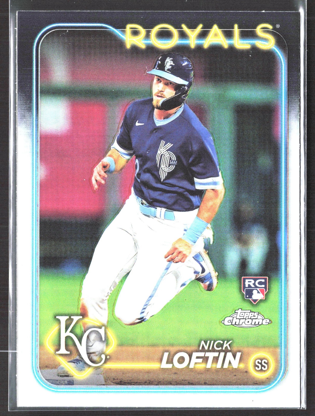 2024 Topps Chrome Nick Loftin #183 Refractor RC Kansas City Royals