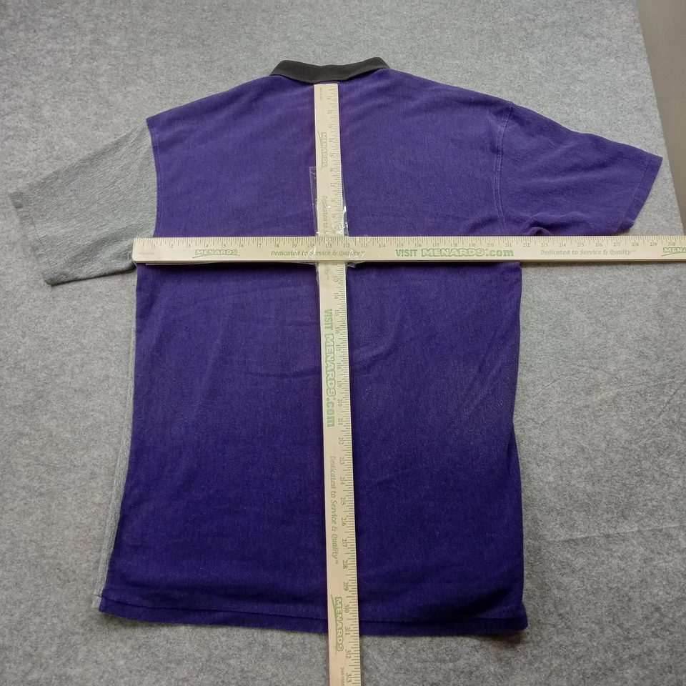 Camisa Polo de Béisbol MLB Gris Púrpura Grande Para Hombres Colorado Rockies Antigua De Colección Foto 4 de 4