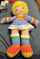 Vtg Hallmark Rainbow Brite fleece plush 27  Rare EUC Plz Read Needs To Be Washed