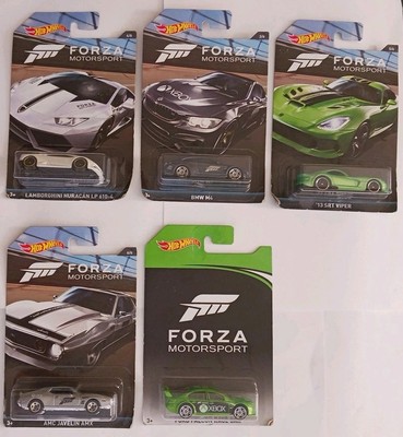 Hot Wheels Forza Motorsport Series 2017 - Lot of 5 cars