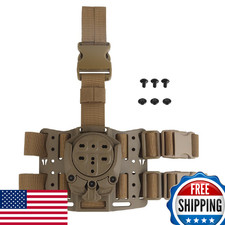 Hunting Gun Holster Adapter 360&deg; Drop Leg Thigh Platform - Quick Release
