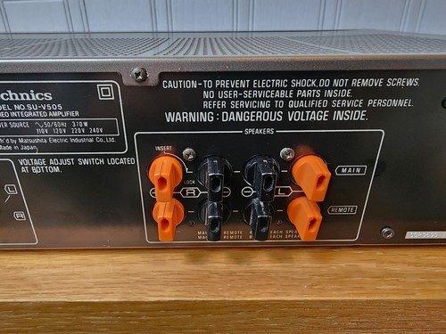 Technics SU-V505 Stereo Integrated Amplifier - Fully Working - Phono Input - Picture 16 of 19