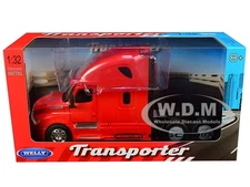FREIGHTLINER CASCADIA TRUCK RED 1/32 DIECAST MODEL BY WELLY 32695