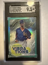 2022 Bowman - Virtuosic Vibrations Kevin Alcantara #VV-11 Aqua Refractor /125 