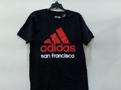 #ad Adidas The Go To Tee Men#x27;s M Black San Francisco Graphic Logo T Shirt $19.99