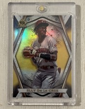 2022 Bowman Draft Invicta Elly De La Cruz #BI-19 Gold Refractor /50