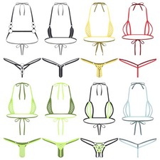 Costume da bagno donna lingerie micro reggiseno costume da spiaggia costume da notte bikini reggiseni