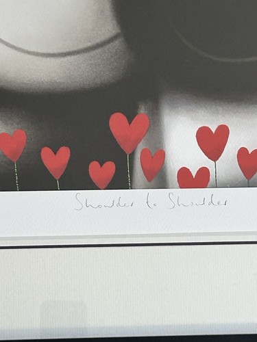 Doug Hyde Shoulder To Shoulder- signed in pencil limited Edition 70/395 COA - Picture 7 of 15