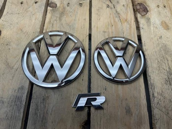PACK EMBLEMAS VOLKSWAGEN R ORIGINALES