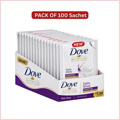 Dove Basic Clean Intensive Repair Shampoo 5ml 100 Sachet for Mens & Women