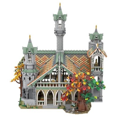 Der Herr der Ringe LOTR Rivendell 10316 Erweiterung Baustein Set 6313 Teile