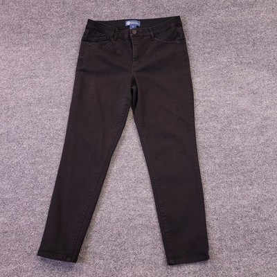 Democracy Ab Solution Ankle Skinny Sz 12 (31x27) High Rise Stretch Black Denim