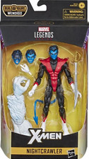 Marvel E6115 6in. Legends X-Men Build Wendigo Nightcrawler Action Figure SDCC