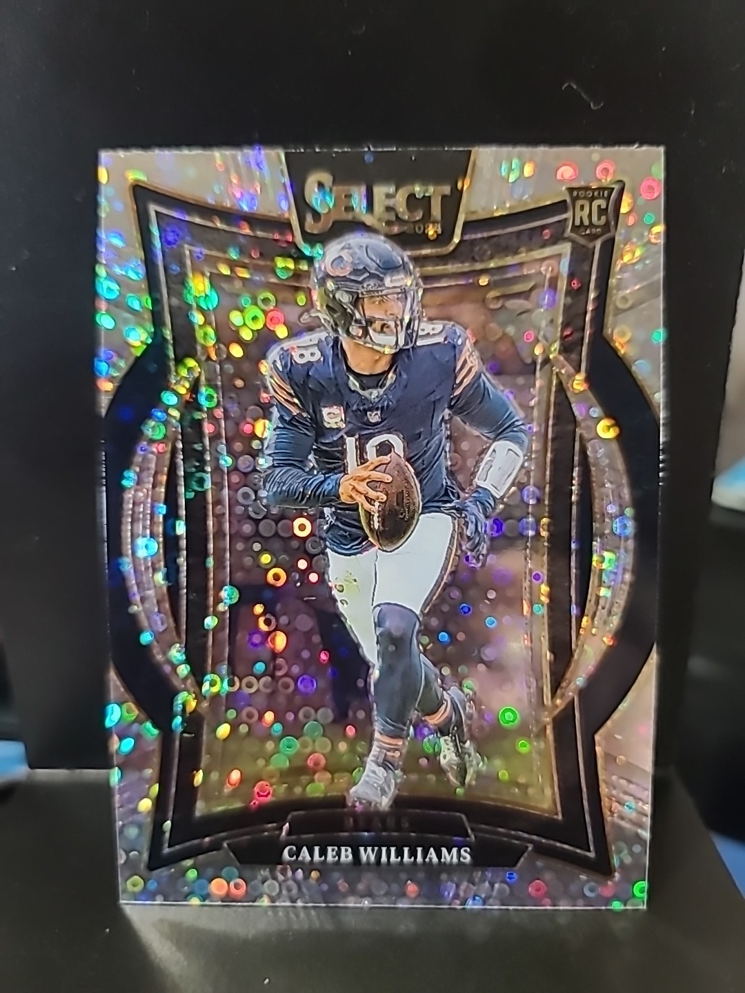 CALEB WILLIAMS 2024 PANINI SELECT #25 ROOKIE CONCOURSE RC DISCO PRIZM BEARS