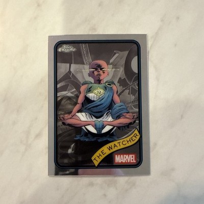 2025 Topps Chrome Marvel The Watcher #28 base