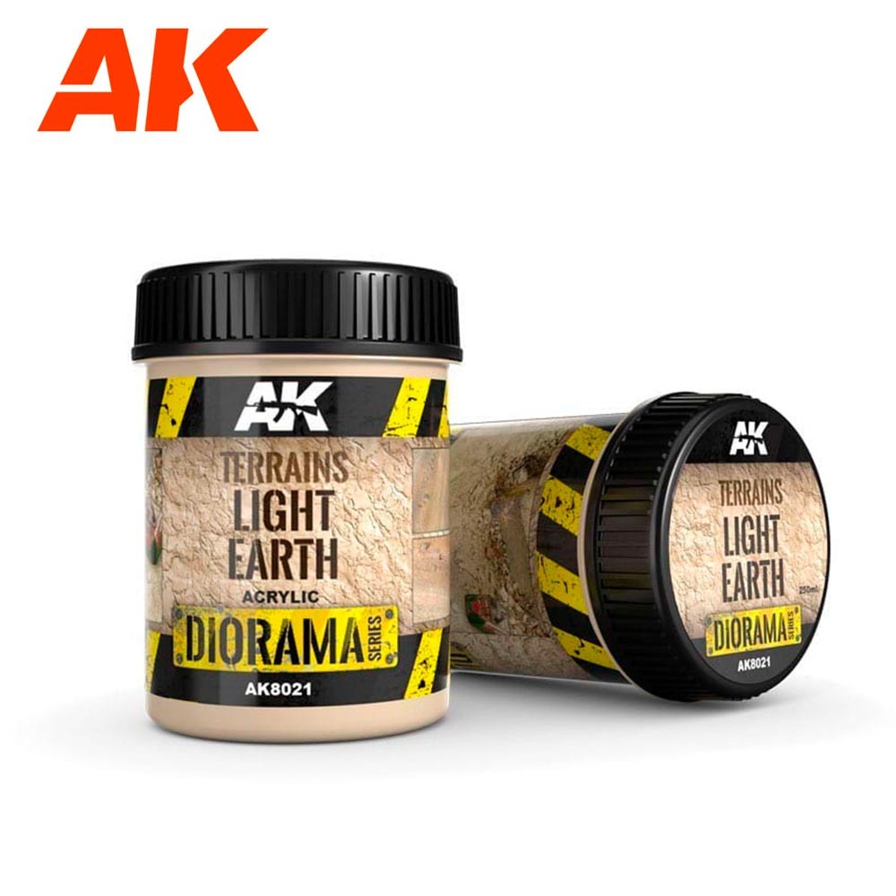Light Earth - AK Diorama - AK Interactive 250ml Texture Paint - Brand New - Image 4