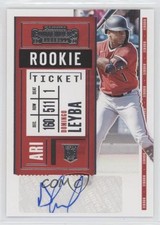 2020 Panini Contenders Rookie Ticket 2 Domingo Leyba #147 Rookie Auto RC 4z8