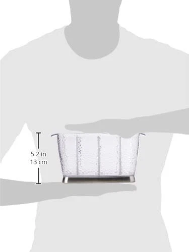 Soporte organizador de cubiertos de plástico iDesign Rain para cocina Foto 4 de 4